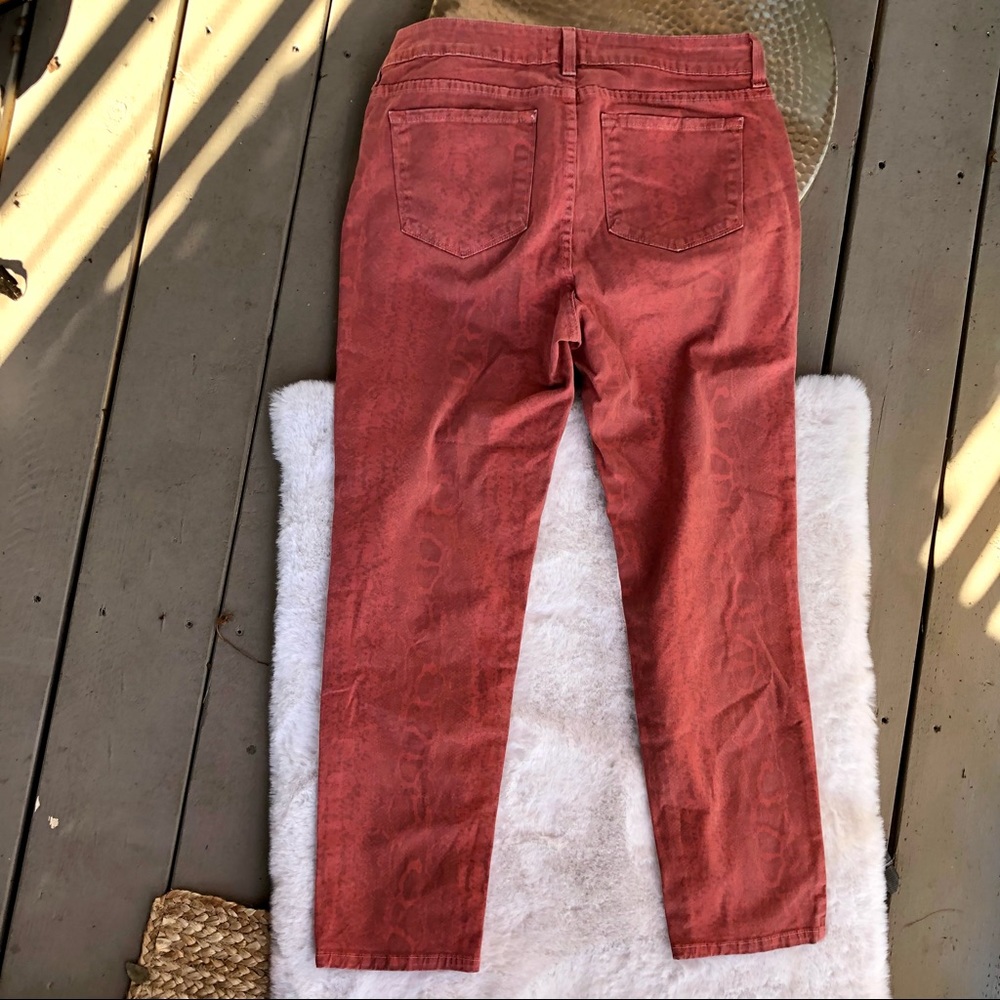 Nydj | Sheri Python Print Skinny Jeans - image 3